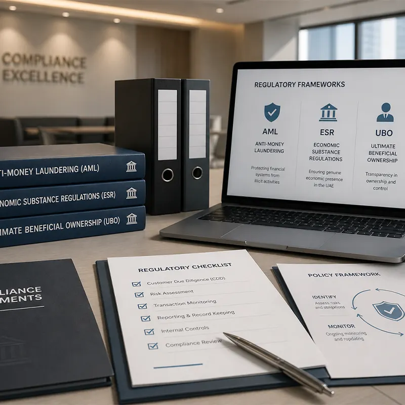 AML, ESR and UBO compliance